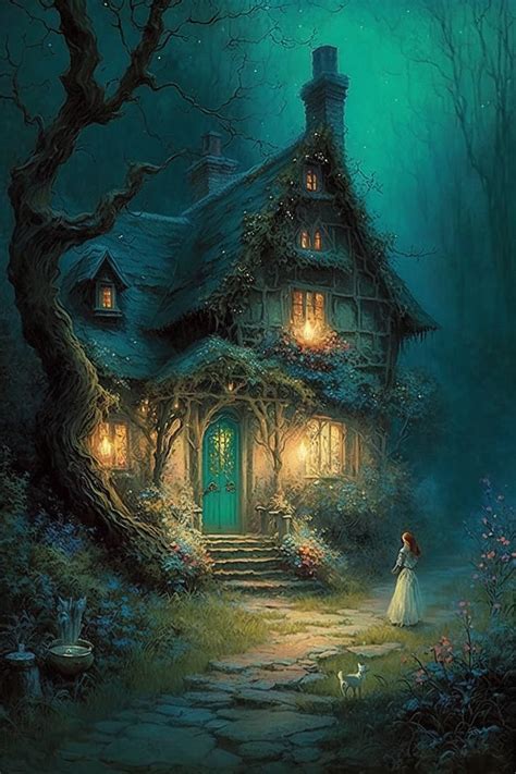 The ethereal ambiance of the magic cottage